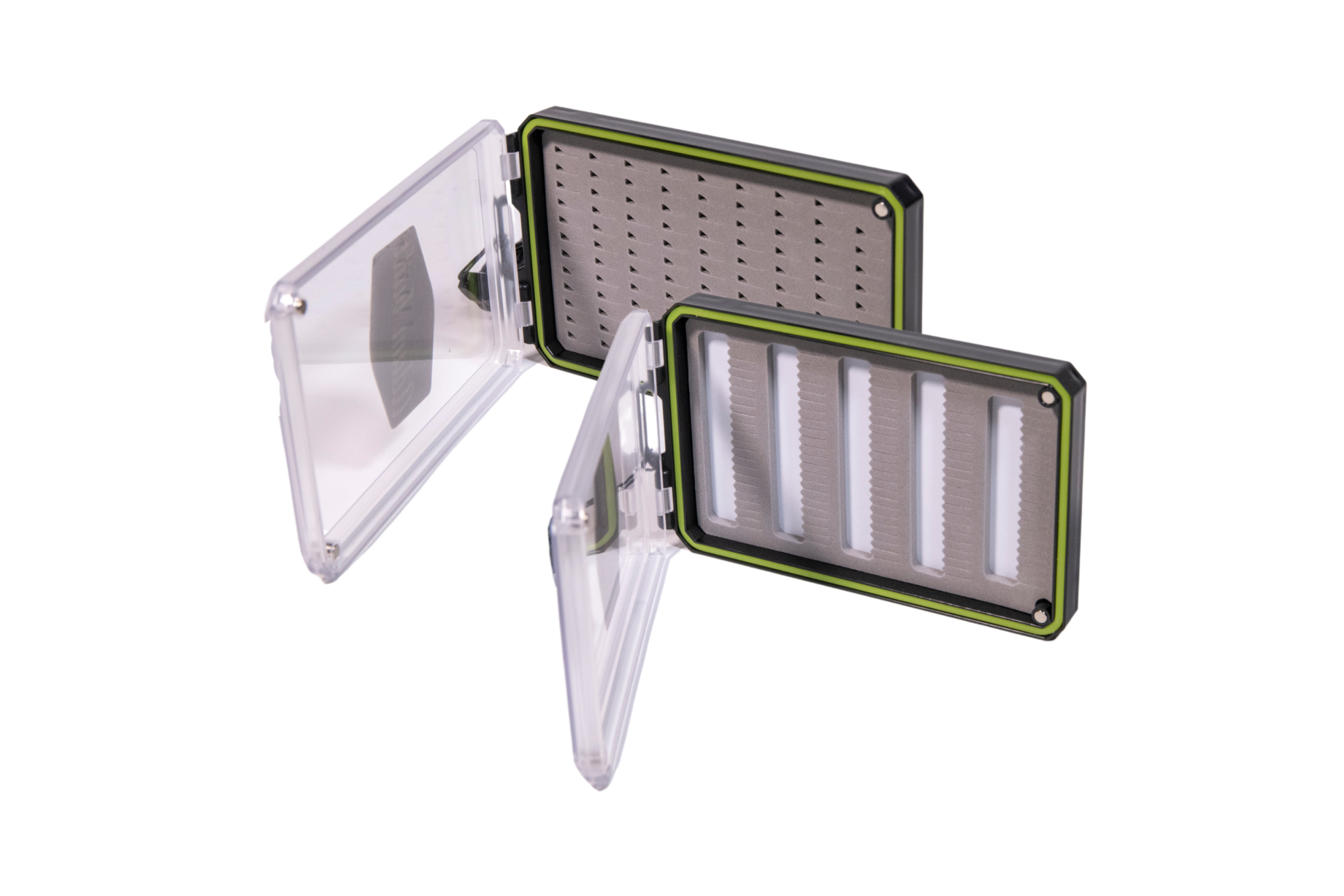 Caddis Fly Logo Large Waterproof Slit Foam Fly Boxes | Waterproof Foam