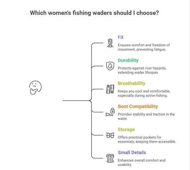 women’s fishing waders